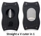 COLIBRI SV-Cut Two-in-one V-Cut and Straight Cut Black