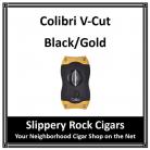 Colibri V-cut Cigar Cutter Black & Gold