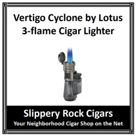Vertigo CYCLONE by Lotus 3-flame Cigar Lighter Black