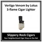 Vertigo VENOM by Lotus 3-flame Cigar Lighter Clear