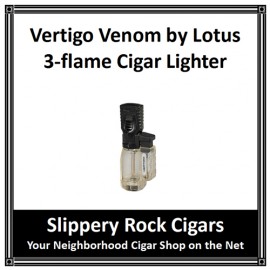 Vertigo VENOM by Lotus 3-flame Cigar Lighter Clear