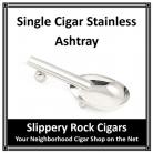 Single Cigar Stainless Cigar Ashtray
